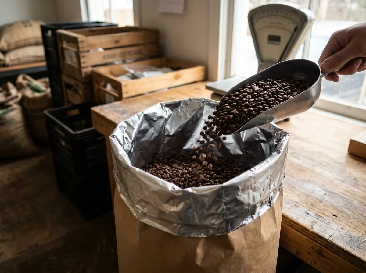 Roasted coffee