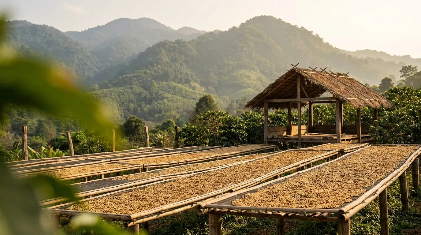 Sustainable coffee processing practices