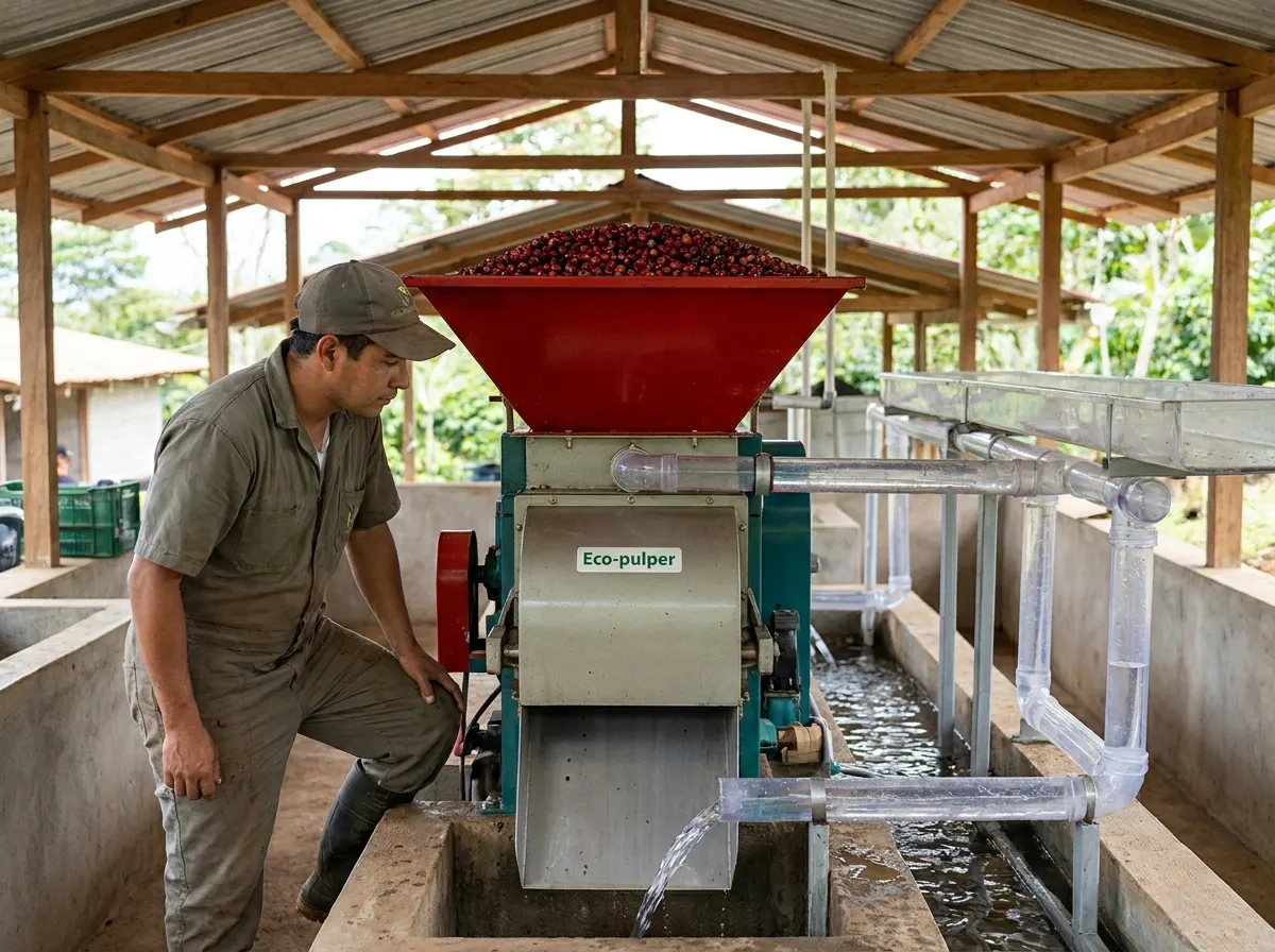 Coffee drying beds